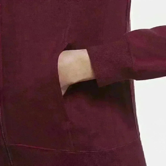 Nike Yoga Women's Plus Size 3XL Fleece Full-Zip Hoodie NWT $75 - Picture 3 of 3